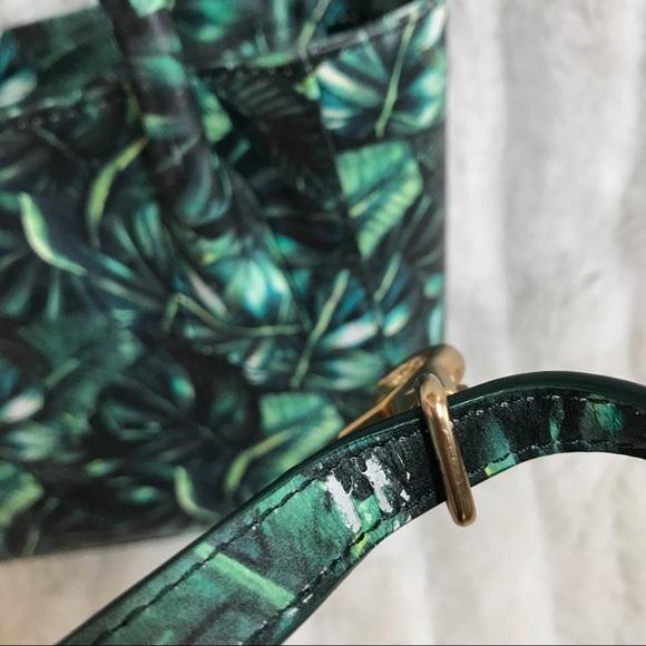 Dagne Dover Tiny Tote in Palm Print - Picture 8 of 8